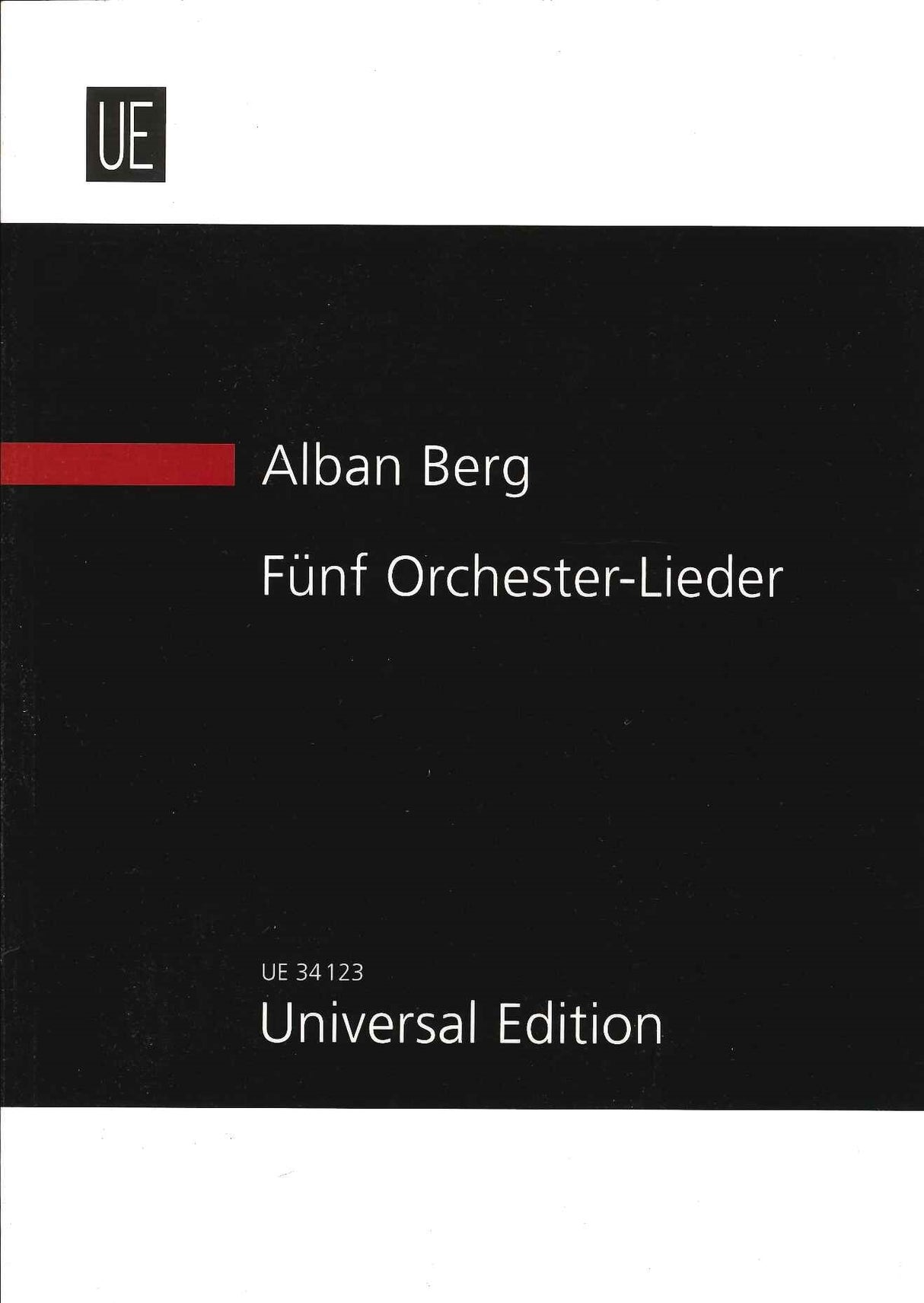 Berg, 5 Orchester-Lieder op. 4 (Universal)