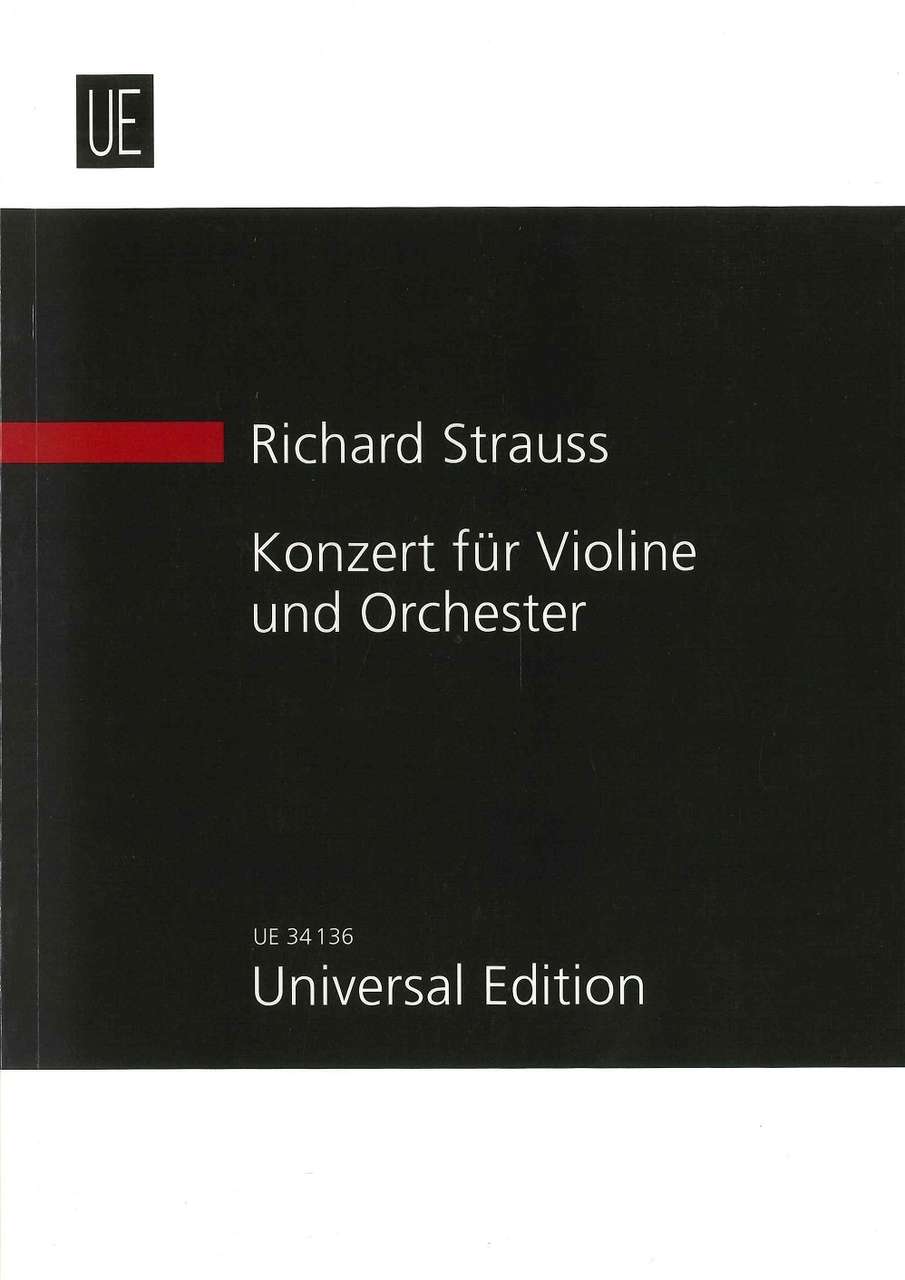 Strauss,R., Concerto for Violin op. 8 (Universal)