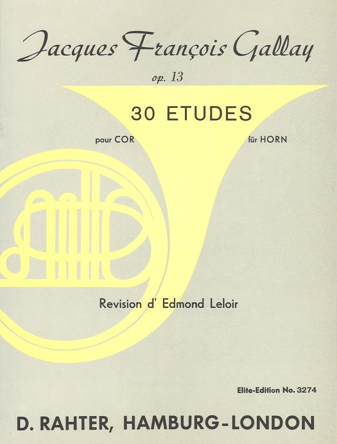 Gallay, 30 Etudes op. 13 (Leloir) (Simrock)