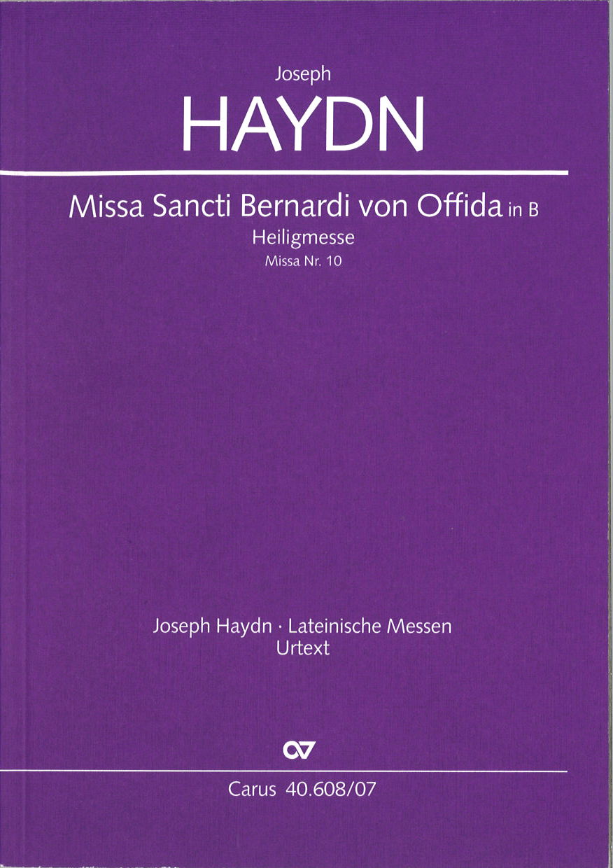 Haydn, Missa Hob. 22/10 Sancti Bernardi (Carus)