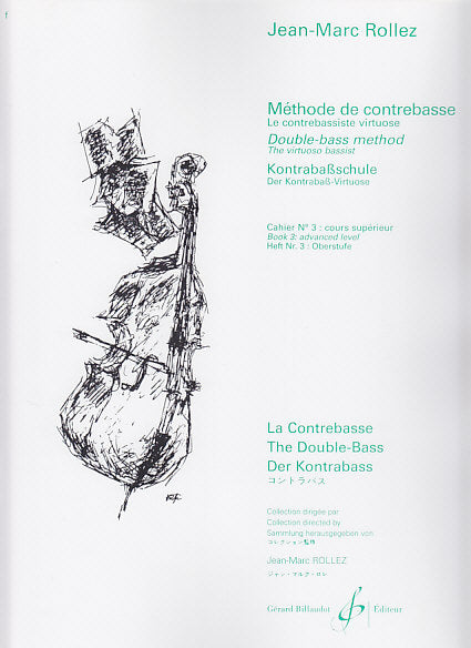 Rollez, Methode de contrebasse 3 (Billaudot)