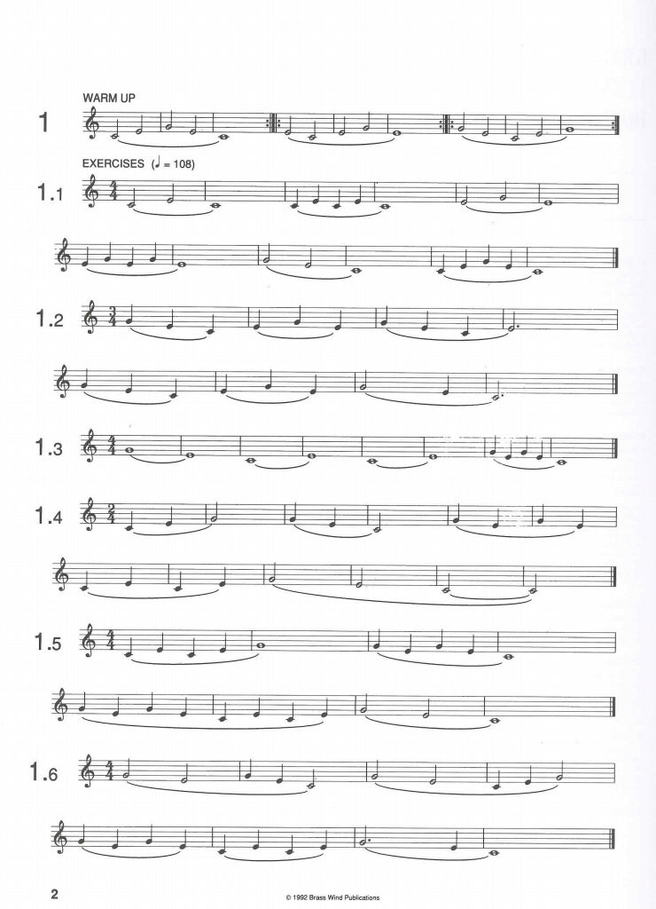 Lawrance, Graded Lip Flexibilities (Brass Wind Publications)