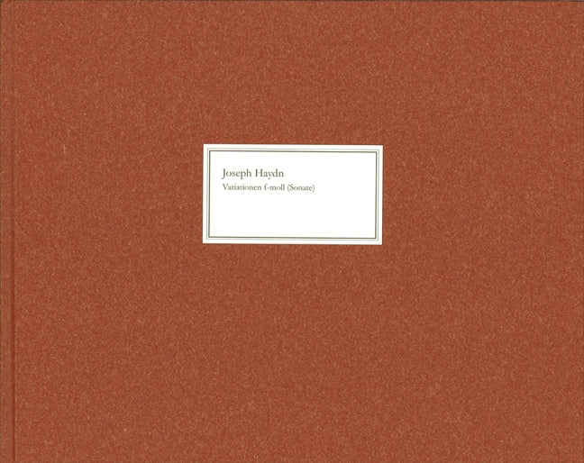 Haydn, Variationen/Sonate Hob. 17/6 in f (Henle)