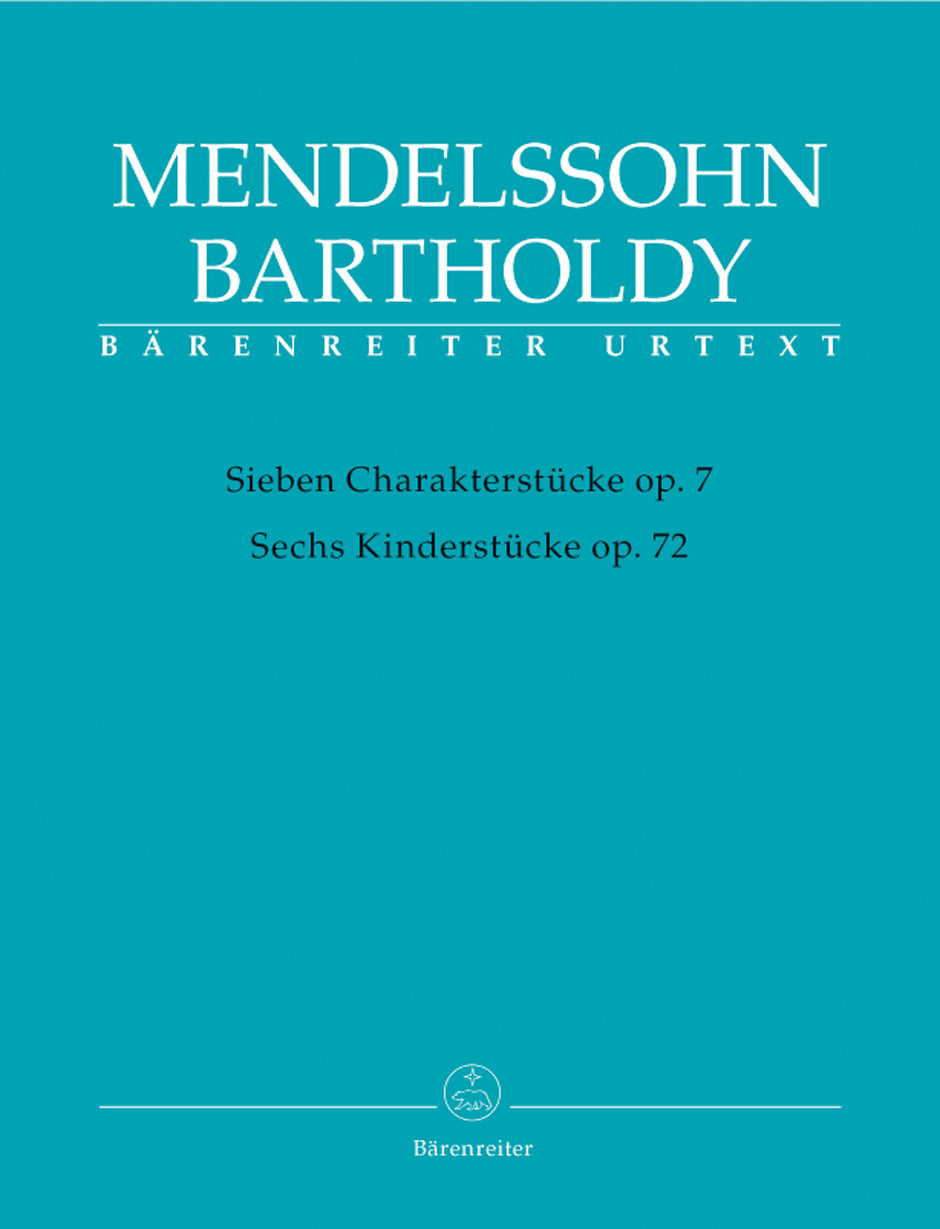 Mendelssohn, Klavierstucke op. 7, 72 (Barenreiter)