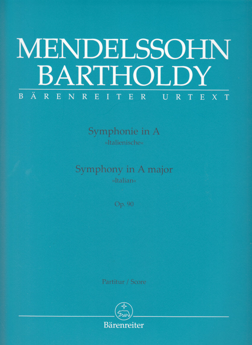 Mendelssohn, Symphony No. 4 Full Score (Barenreiter)