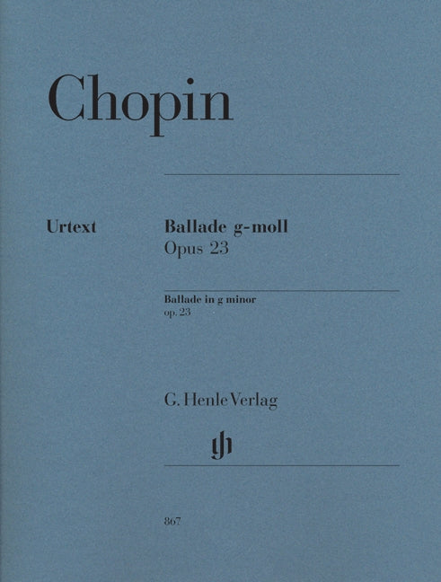 Chopin, Ballade op. 23 in g (Mullemann) (Henle)