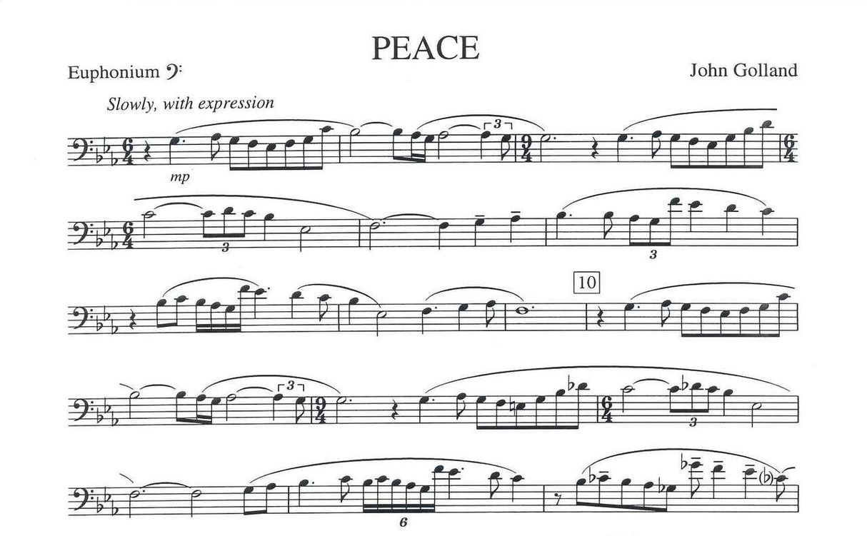 Golland, Peace (Hallamshire Music)