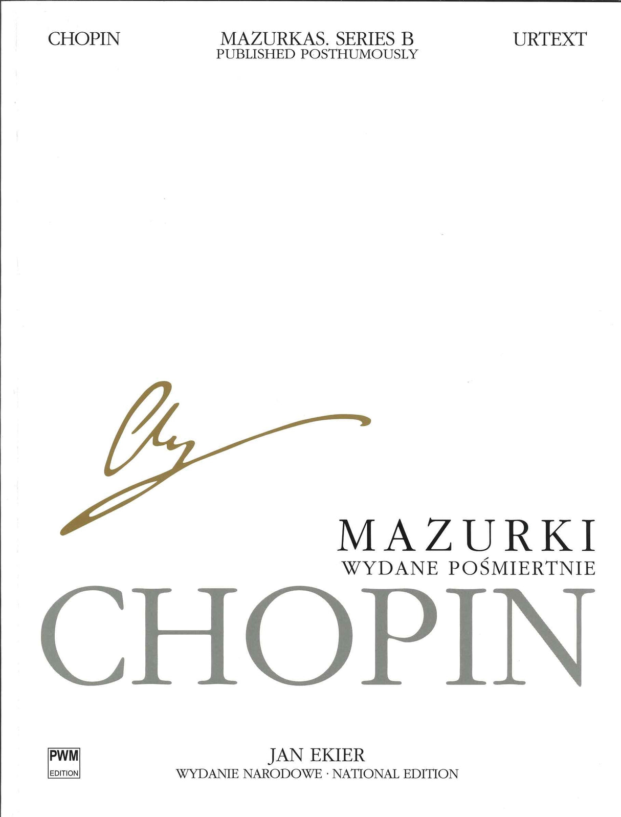 Chopin, B/ 1 Mazurkas (Ekier) (PWM)