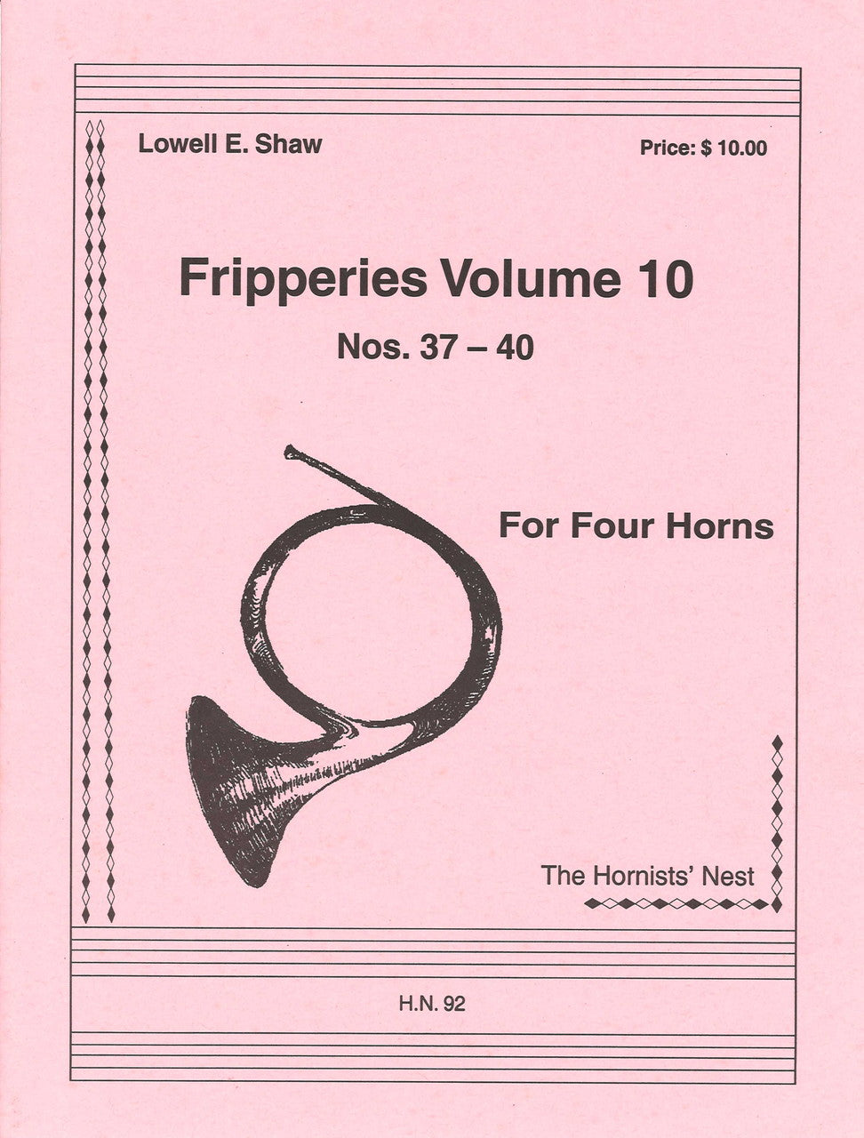 Shaw, Fripperies 10 (4Hn) (Hornists' Nest)