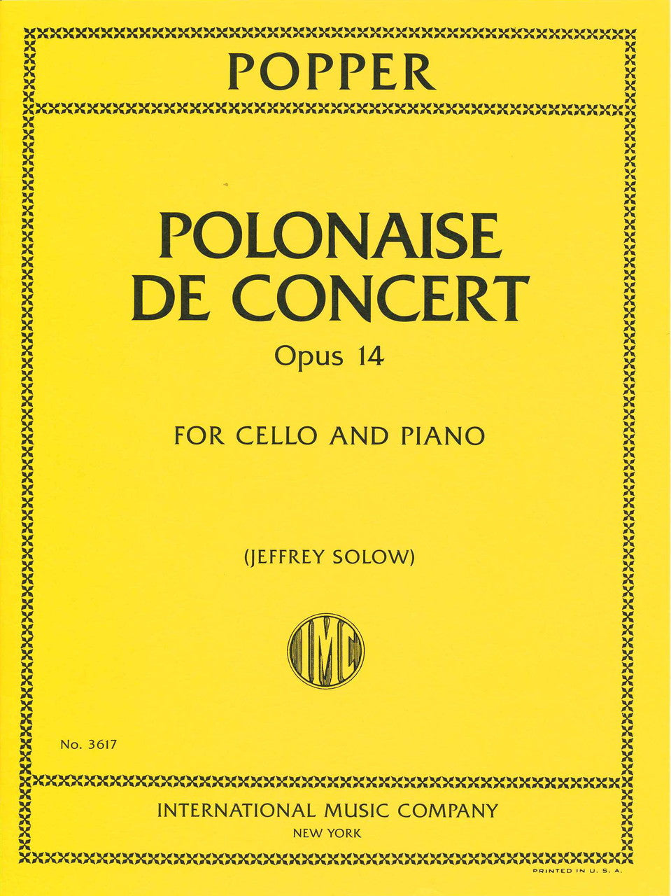 Popper, Polonaise de concert op. 14 (IMC)