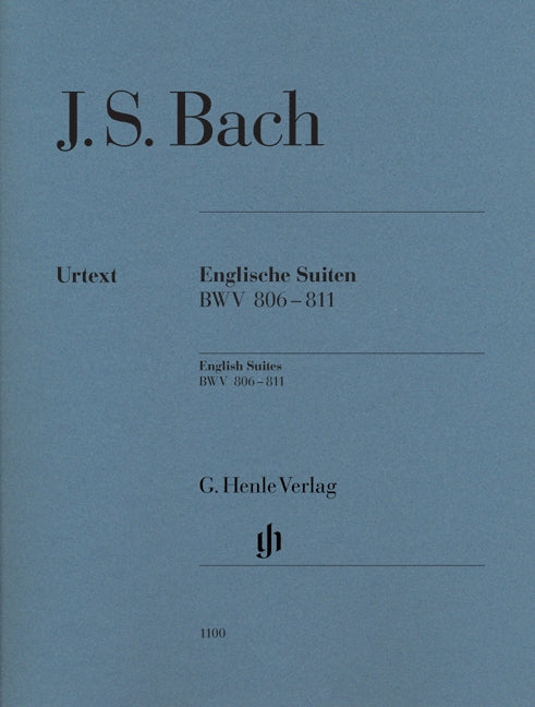 Bach, Englische Suiten (no Fing.) (Henle)