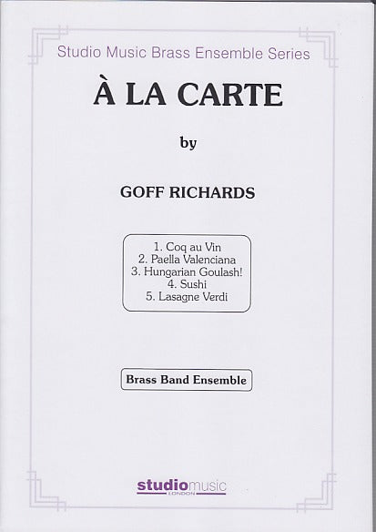 Richards, A la carte (Brass Band Insts) (Studio Music)