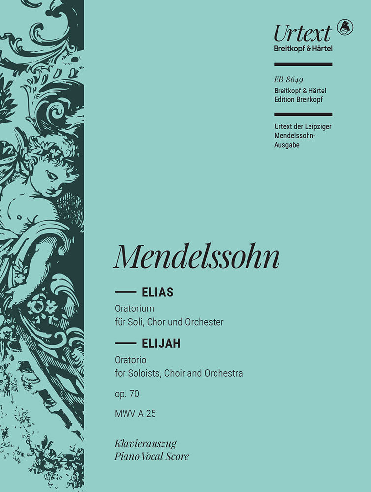 Mendelssohn, Elias = Elijar op. 70 [G/E] (Breitkopf)