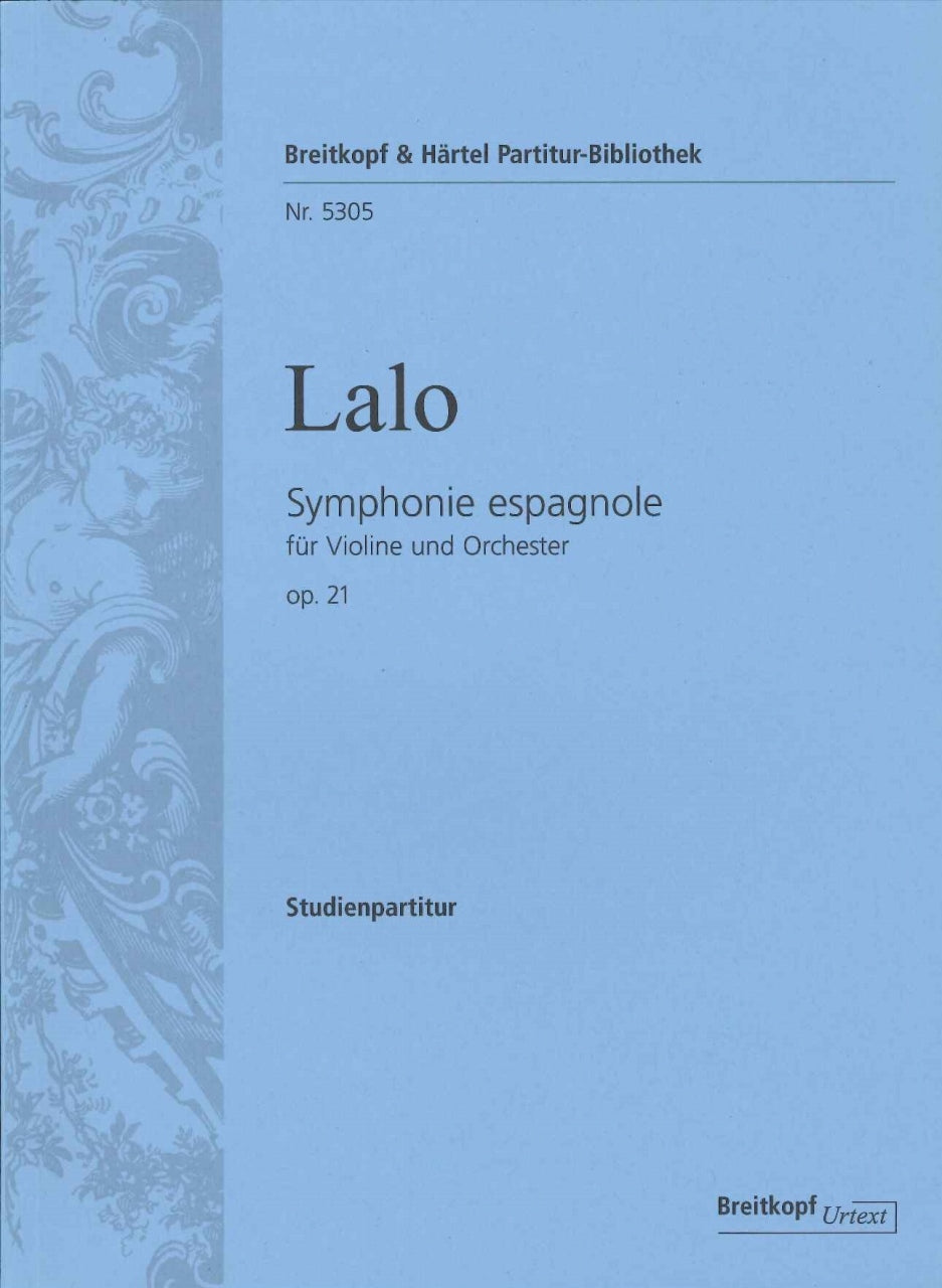 Lalo, Symphonie espagnole, op. 21 (Breitkopf)