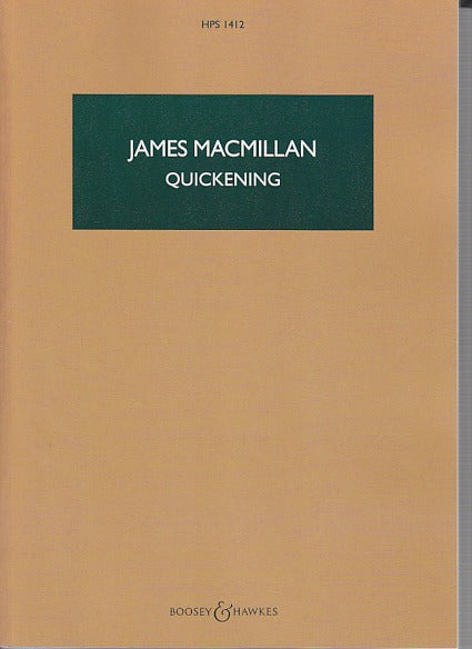MacMillan, Quickening (Boosey)