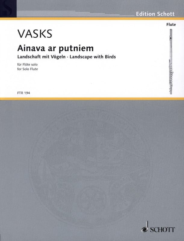 Vasks, Landscape with Bird (1980) Solo (Schott)