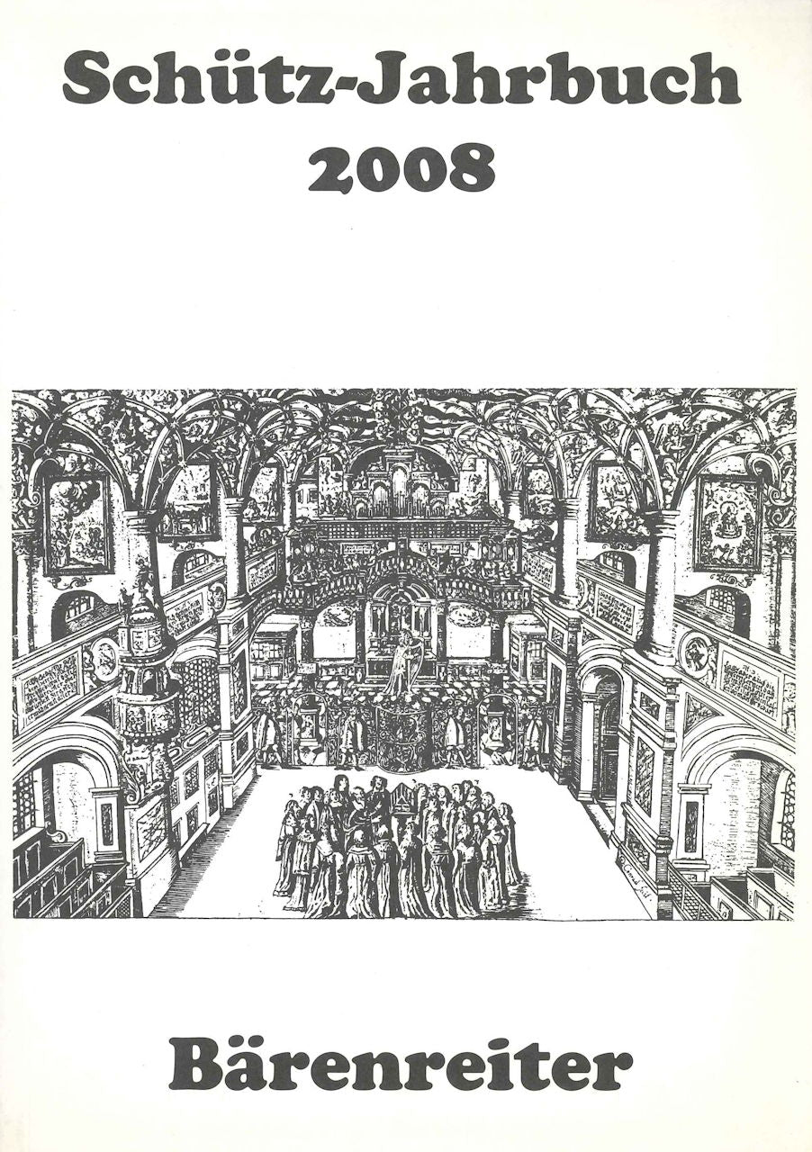 Schutz-Jahrbuch 2008 (Barenreiter)