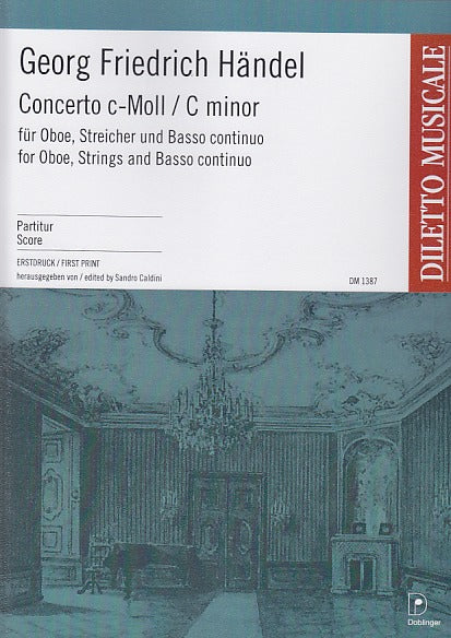 Handel, Concerto in c DM 1387 (Score) (Doblinger)