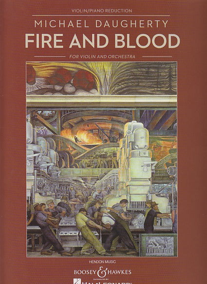 Daugherty, Fire and Blood (Boosey)