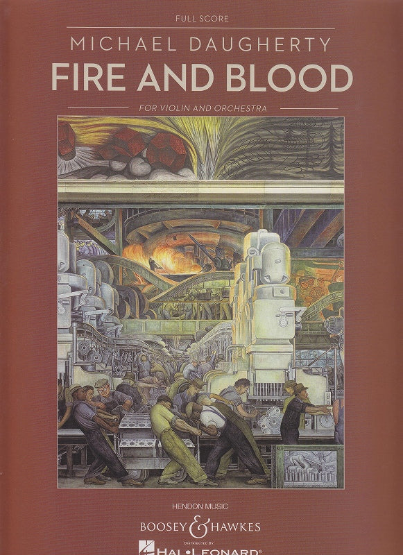 Daugherty, Fire and Blood (Boosey)