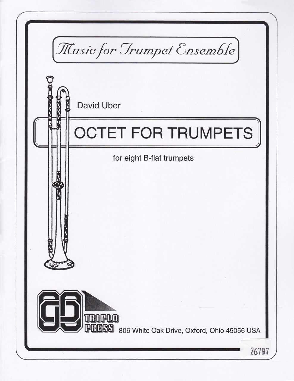 Uber, Octet for Trumpets (Triplo Press)