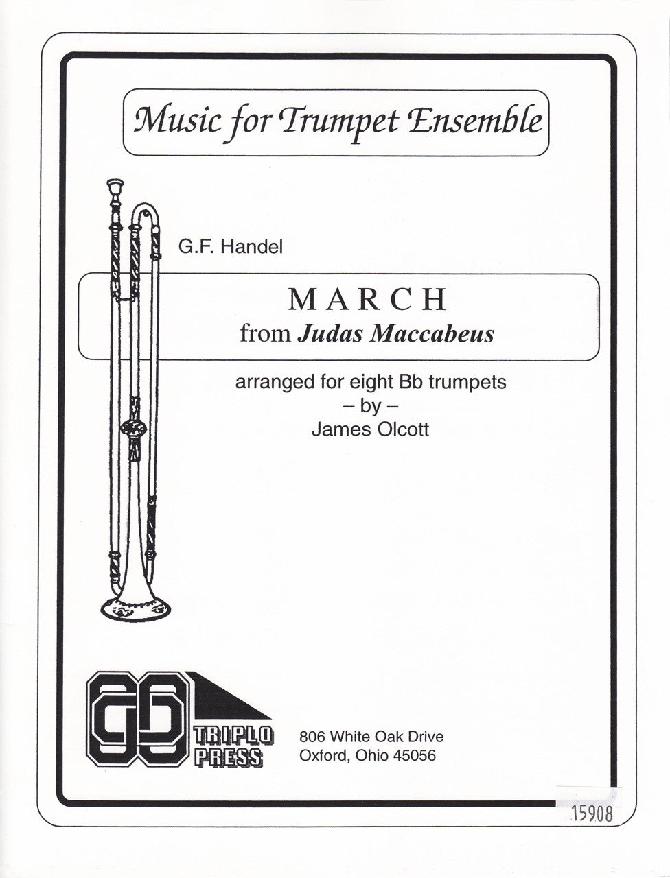 Handel, Judas Maccabeus, March (8Trp) (Triplo Press)
