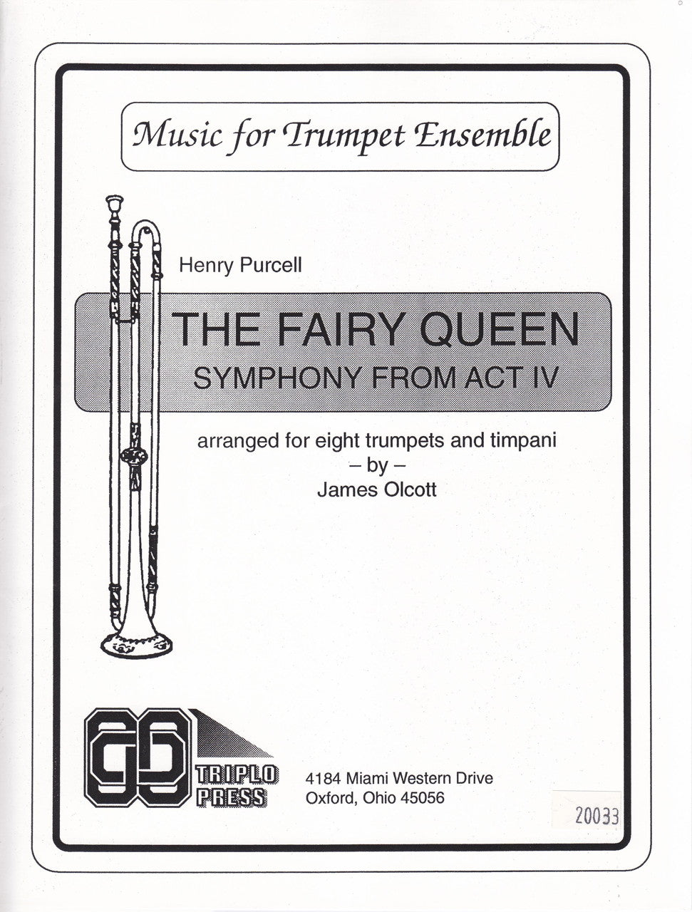 Purcell, Fairy Queen, Symphony (8Trp) (Triplo Press)