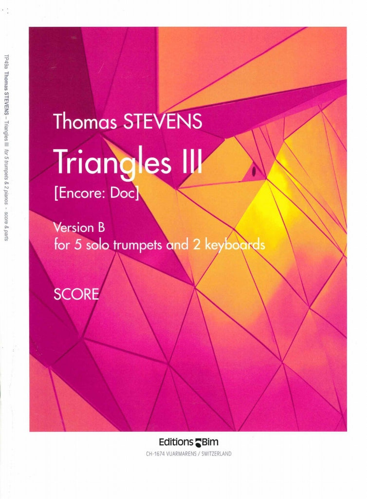 Stevens, Triangles 3 (5Trp,2Kbd) (Bim)