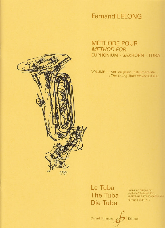 Lelong, Methode pour euphonium, tuba 1 (Billaudot)