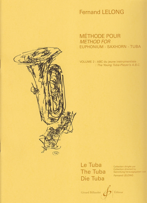 Lelong, Methode pour euphonium, tuba 2 (Billaudot)