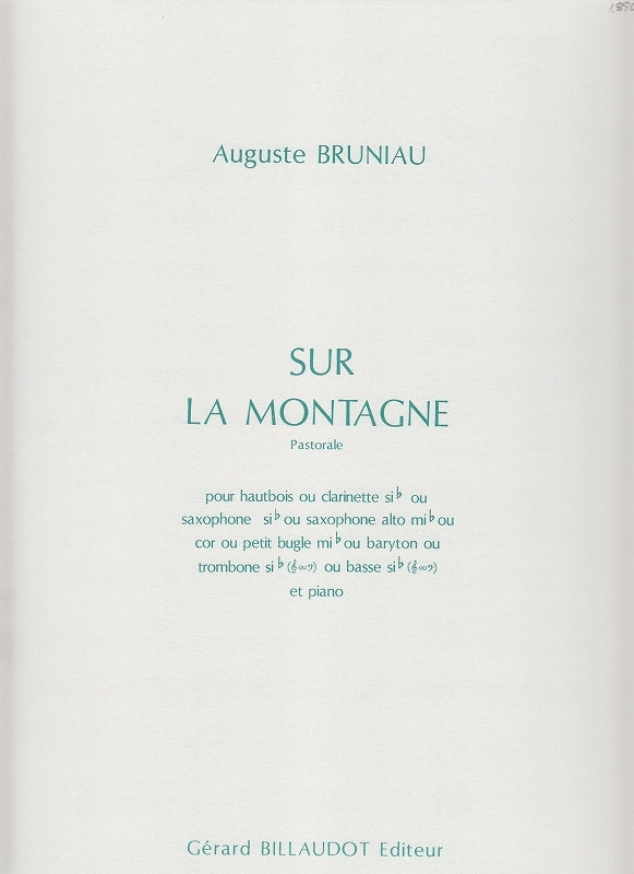 Bruniau, Sur la montagne (Ob,Pf) (Billaudot)