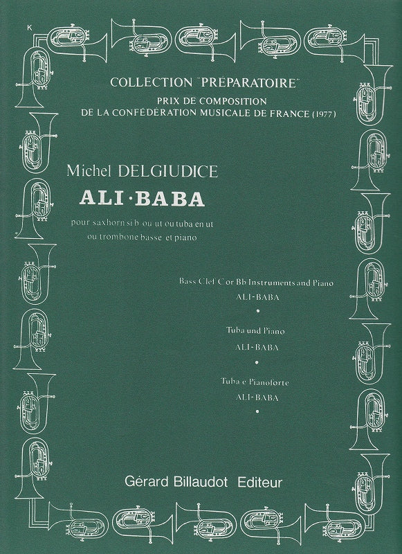 Delgiudice, Ali-Baba (Euph,Pf) (Billaudot)