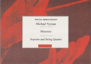 Nyman, Miserere (Sop,Str) (Chester)
