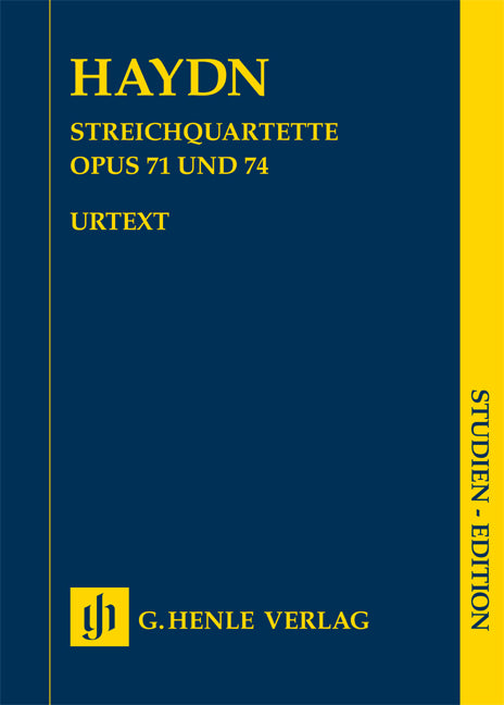 Haydn, Streichquartette 9: op. 71, 74 (Henle)