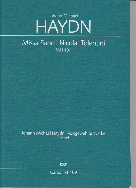 Haydn, Missa Sancti Nicolai Full Score (Carus)