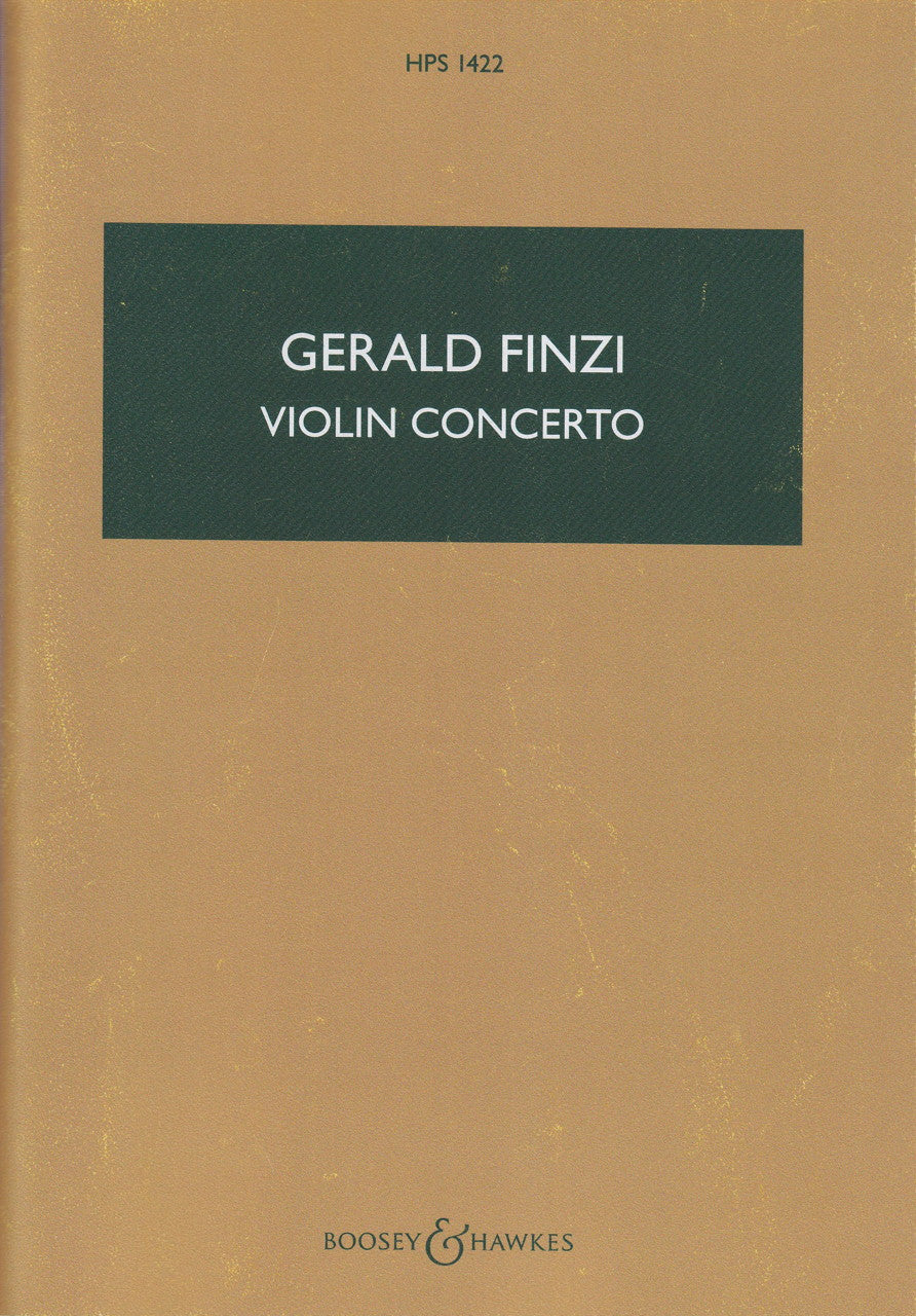 Finzi, Concerto for Violin (Boosey)