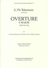 Telemann, Overture in F, TWV 55/F16 (Severinus Press)