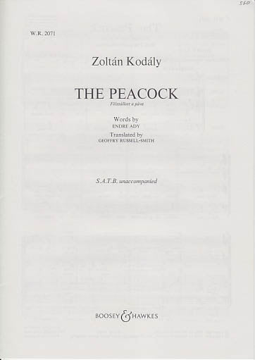 Kodaly, Peacock (SATB) [E] (Boosey)