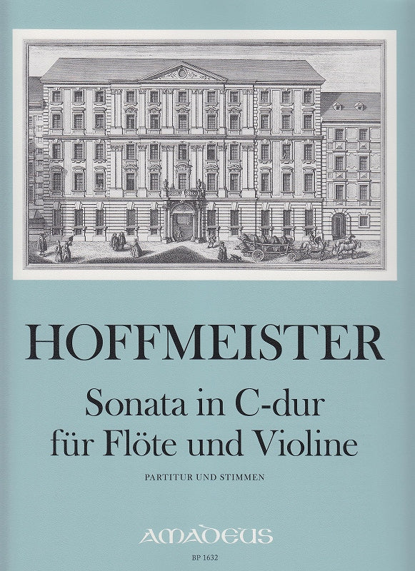 Hoffmeister, Sonata in C (Fl,Vn) (Amadeus Verlag)