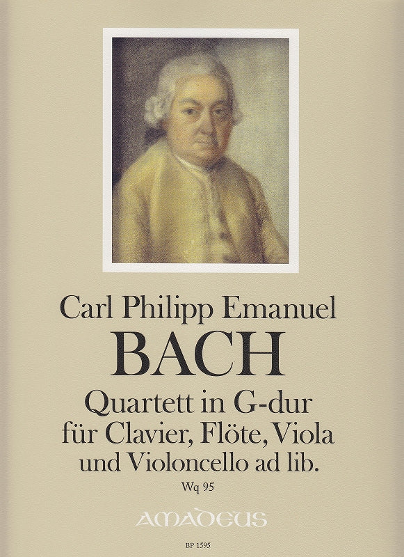 Bach,C.P.E., Quartett in G Wq 95 (Amadeus Verlag)
