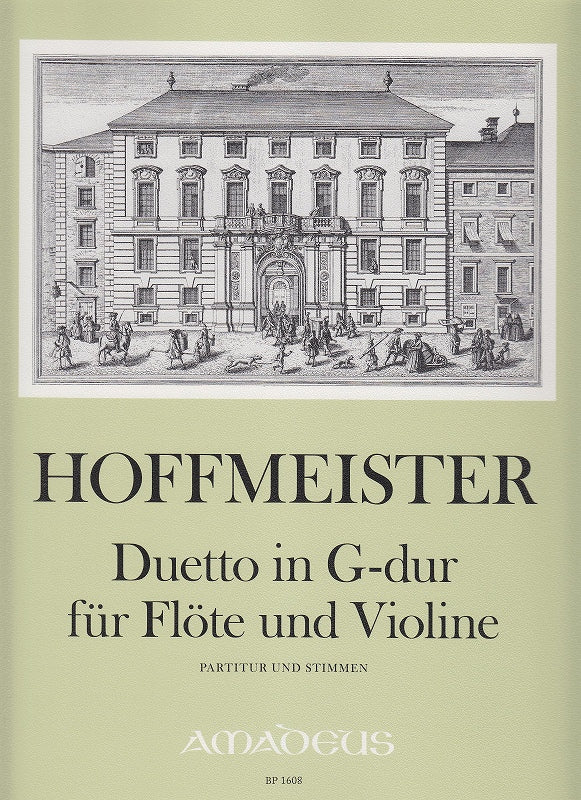 Hoffmeister, Duetto in G (Fl,Vn) (Amadeus Verlag)