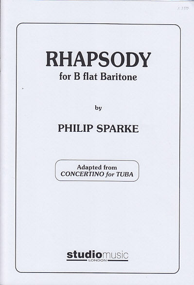 Sparke, Rhapsody for Bb Baritone (Studio Music)