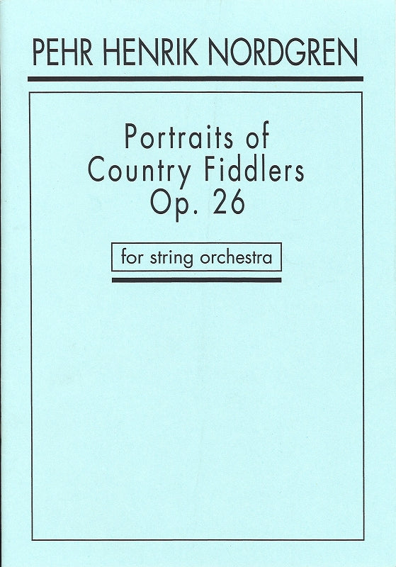 Nordgren, Portraits... op. 26 Score (Fazer/Fennica Gehrman)