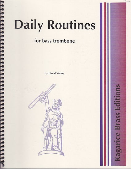 Vining, Daily Routines for Bass Trombone (Kagarice Brass Editions)