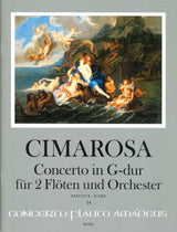 Cimarosa, Concerto in G (2Fl, Orch.) (Amadeus Verlag)