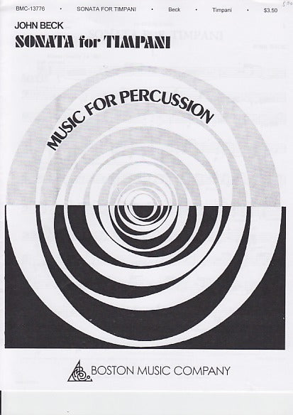 Beck, Sonata for Timpani (Boston Music)