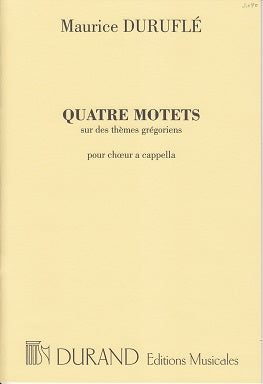 Durufle, 4 Motets op. 10 (Durand)