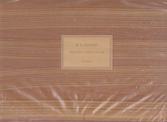 Mozart, Sinfonie g-Moll KV 550 (Facs.) (Gesellschaft der Musikfreunde in Wien)