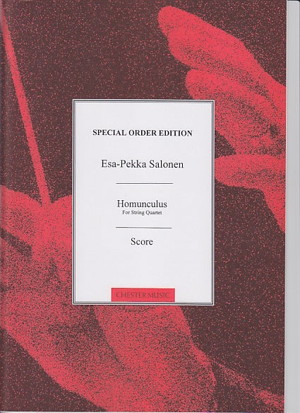 Salonen, Homunculus (2007) Str.Qrt (Chester)