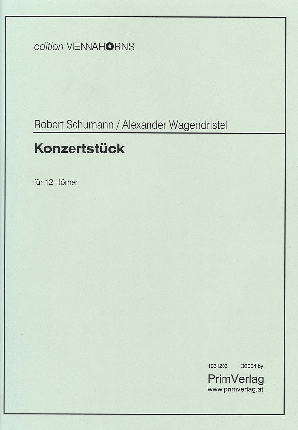 Schumann, Konzertstuck (12Hn) (Prim Verlag)